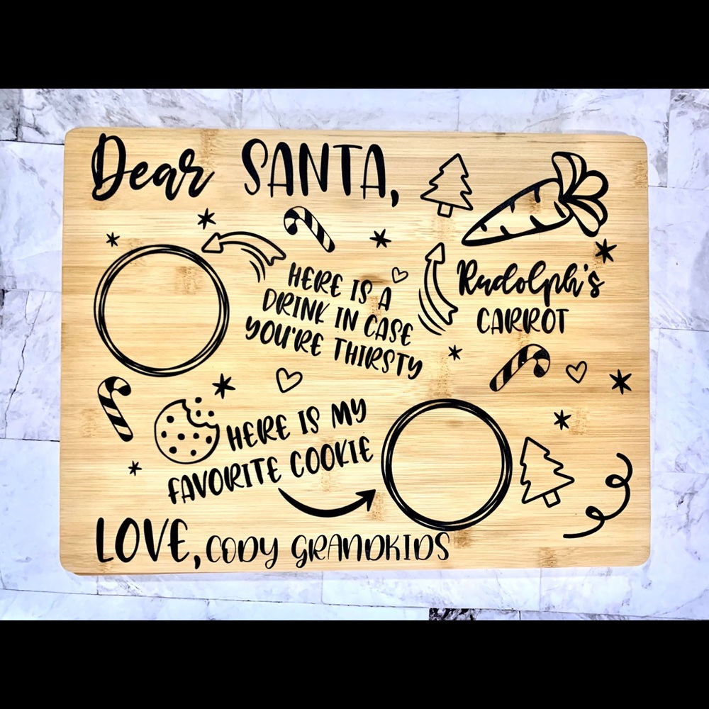 Santa Board PERSONALIZED